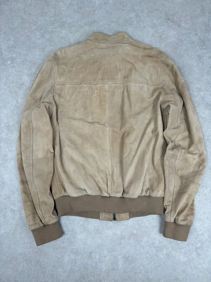 Prada AW2009 Prada Beige Suede Bomber Jacket Size US M / EU 48-50 / 2 - 5 Thumbnail