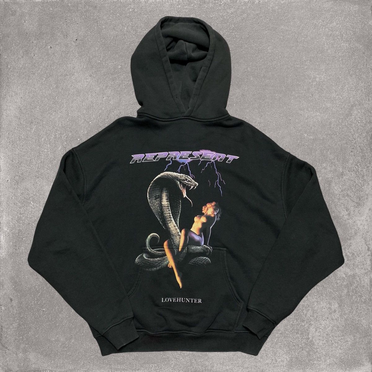 Represent Clo. Represent Small Love Hunter Vintage Black Hoodie Size US S / EU 44-46 / 1 - 1 Thumbnail