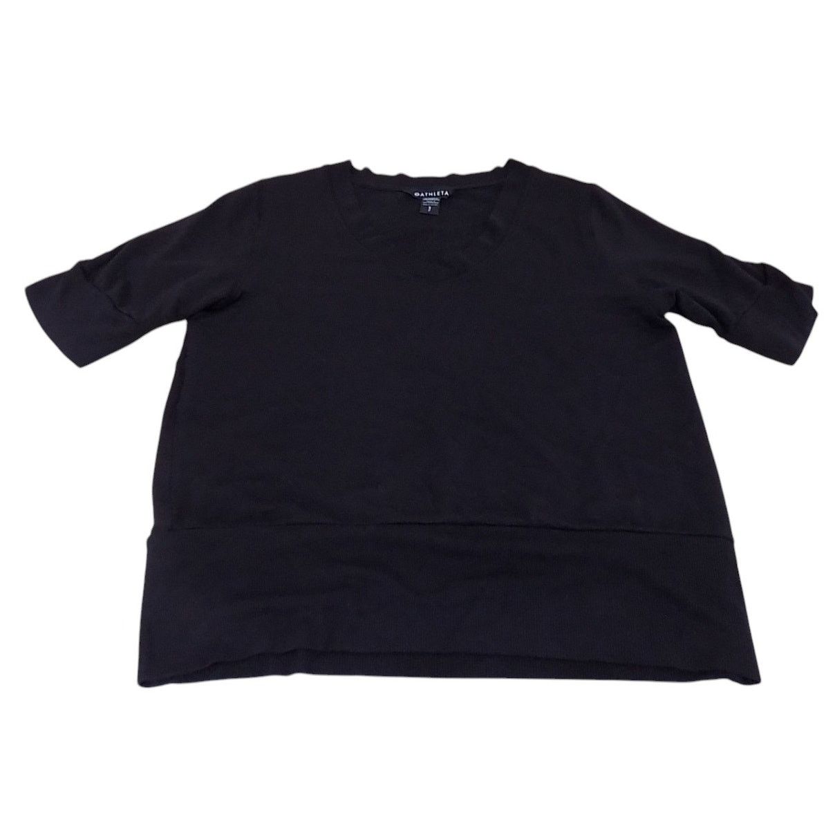 Athleta Athleta Sweater Women Small Black Lightweight V Neck Casual Size S / US 4 / IT 40 - 1 Thumbnail