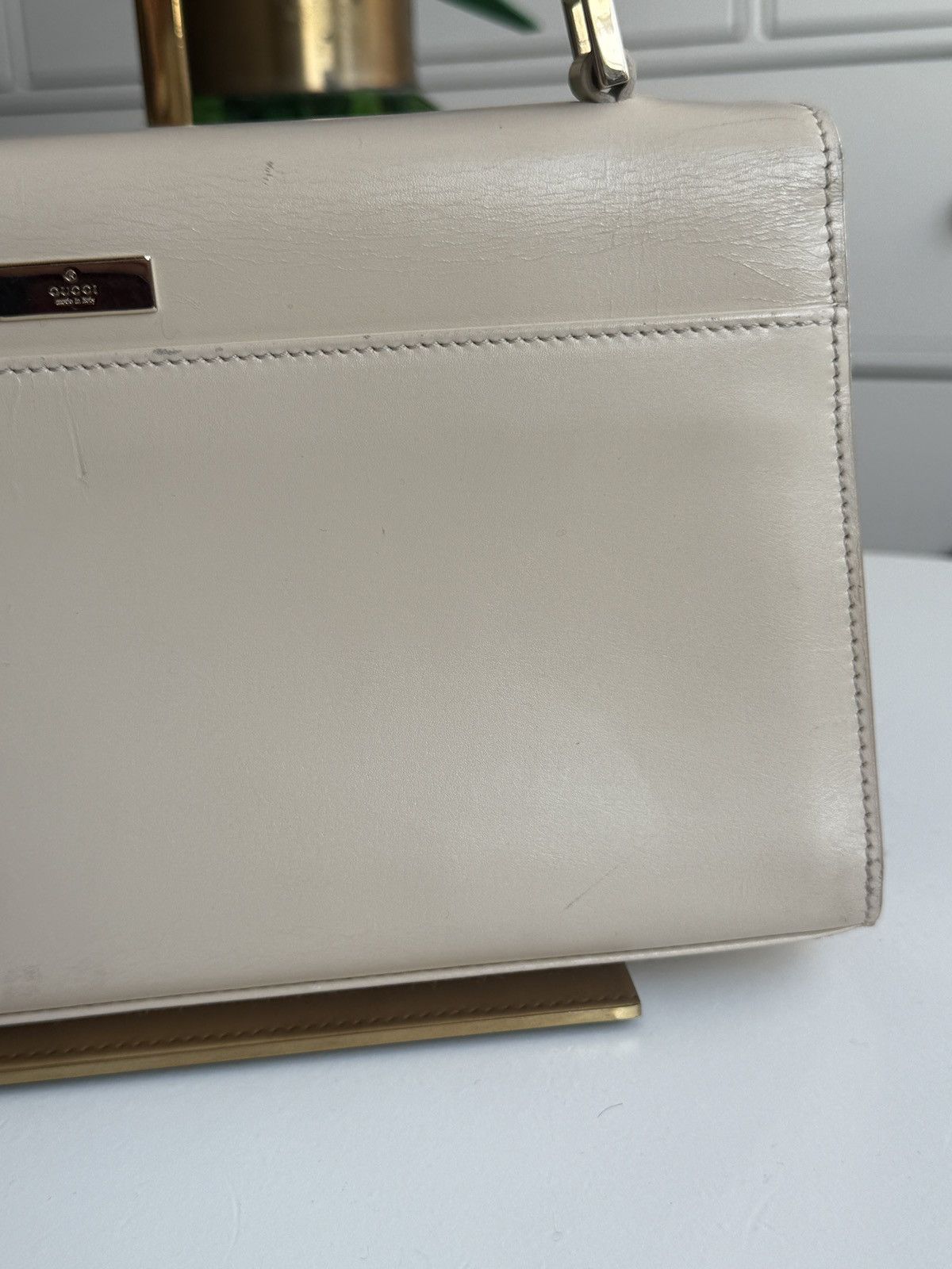 Designer × Gucci Vintage Gucci lady lock leather shoulderbag archive designer Size ONE SIZE - 9 Thumbnail