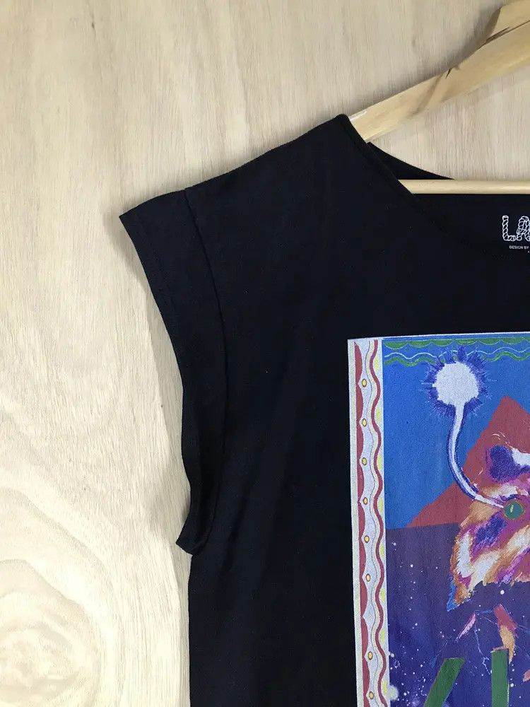 Japanese Brand Art Design by The Testa Sleeveless Tshirts Size L / US 10 / IT 46 - 4 Thumbnail