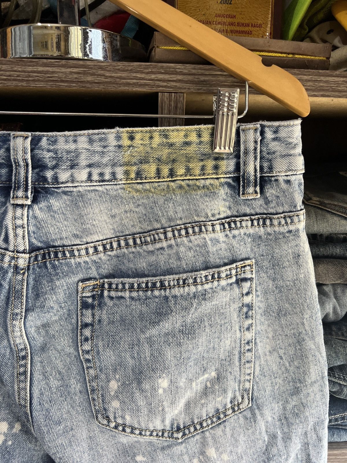 Reason 🔥Reason Patches Cropped Distressed Denim Size US 32 / EU 48 - 10 Thumbnail