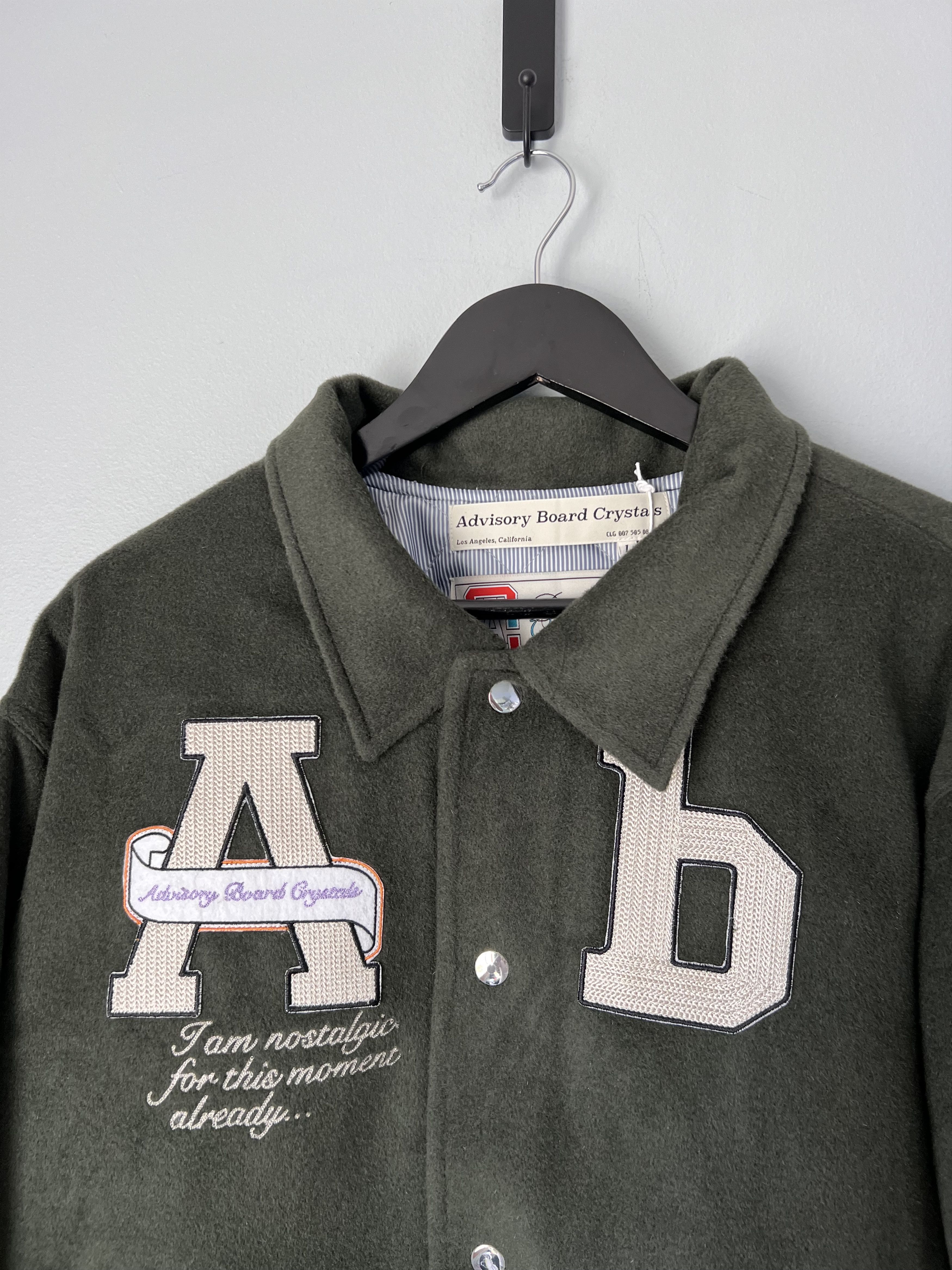 Advisory Board Crystals Abc. School Of The Future Military Wool Varsity Jacket Size US L / EU 52-54 / 3 - 2 Thumbnail