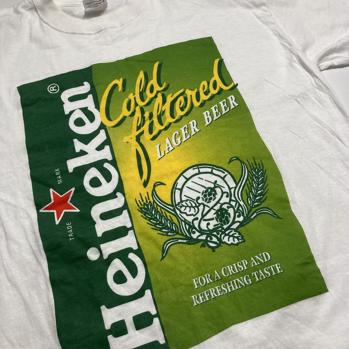 Heineken vintage heineken lager beer tee Size US XL / EU 56 / 4 - 2 Thumbnail