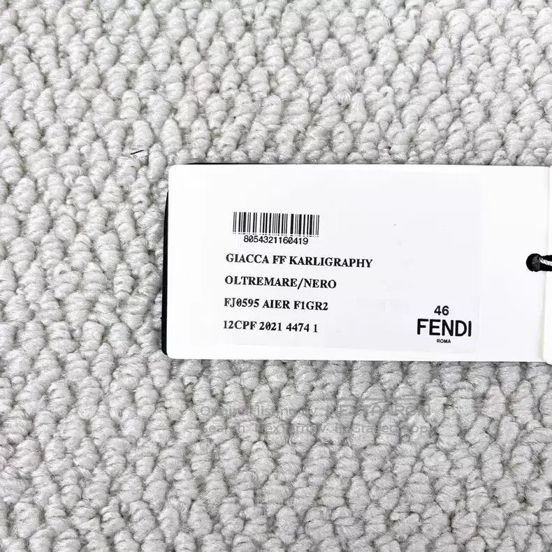 Fendi Fendi Dark blue double F monogram printed suit Size M / US 6-8 / IT 42-44 - 4 Thumbnail