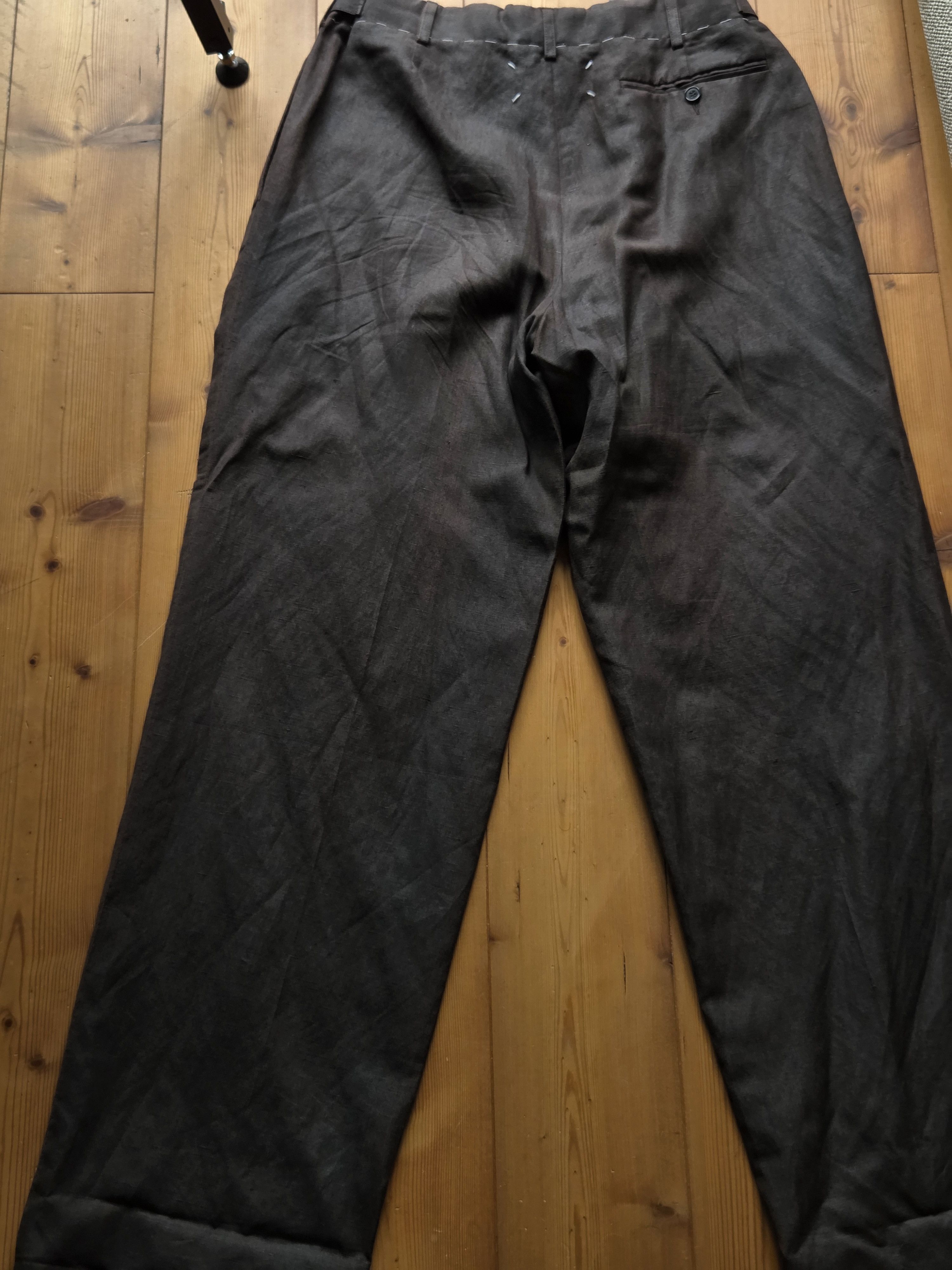 Maison Margiela Wool Linen Pants Size US 30 / EU 46 - 2 Thumbnail