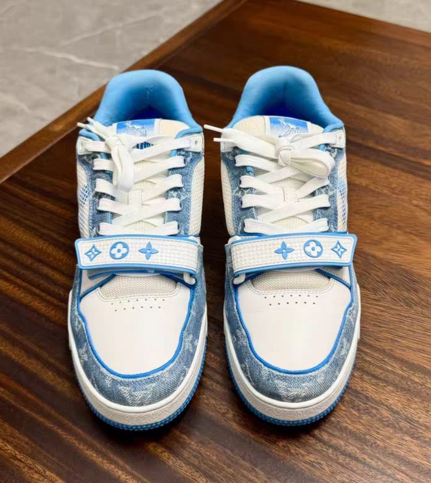 Louis Vuitton Louis Vuitton Trainer Low Top Sneakers for Men -2508 Size US 8.5 / EU 41-42 - 4 Thumbnail