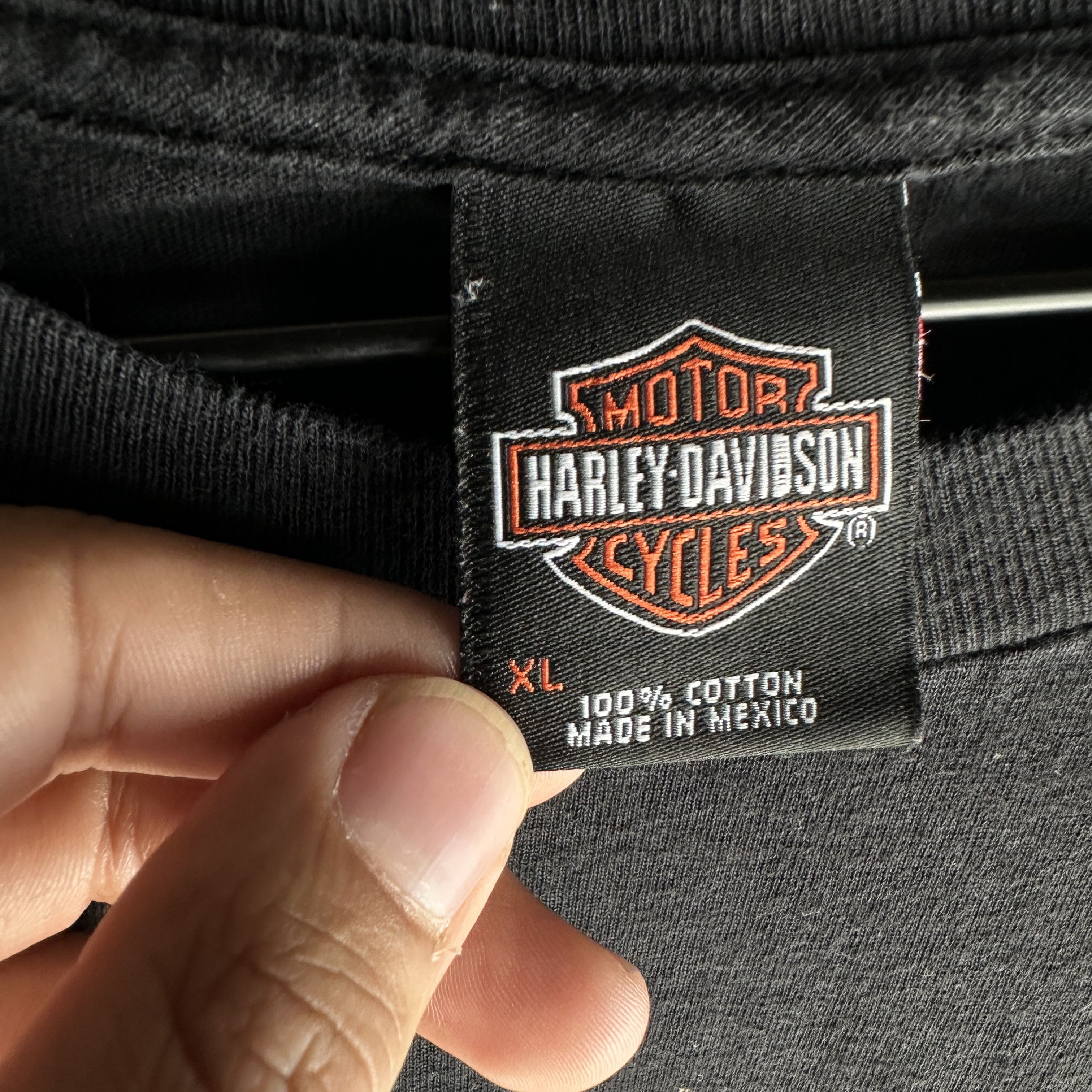 Harley Davidson Vintage Harley Davidson T Shirt Mens XL Black Skull Cancun Size US XL / EU 56 / 4 - 6 Thumbnail