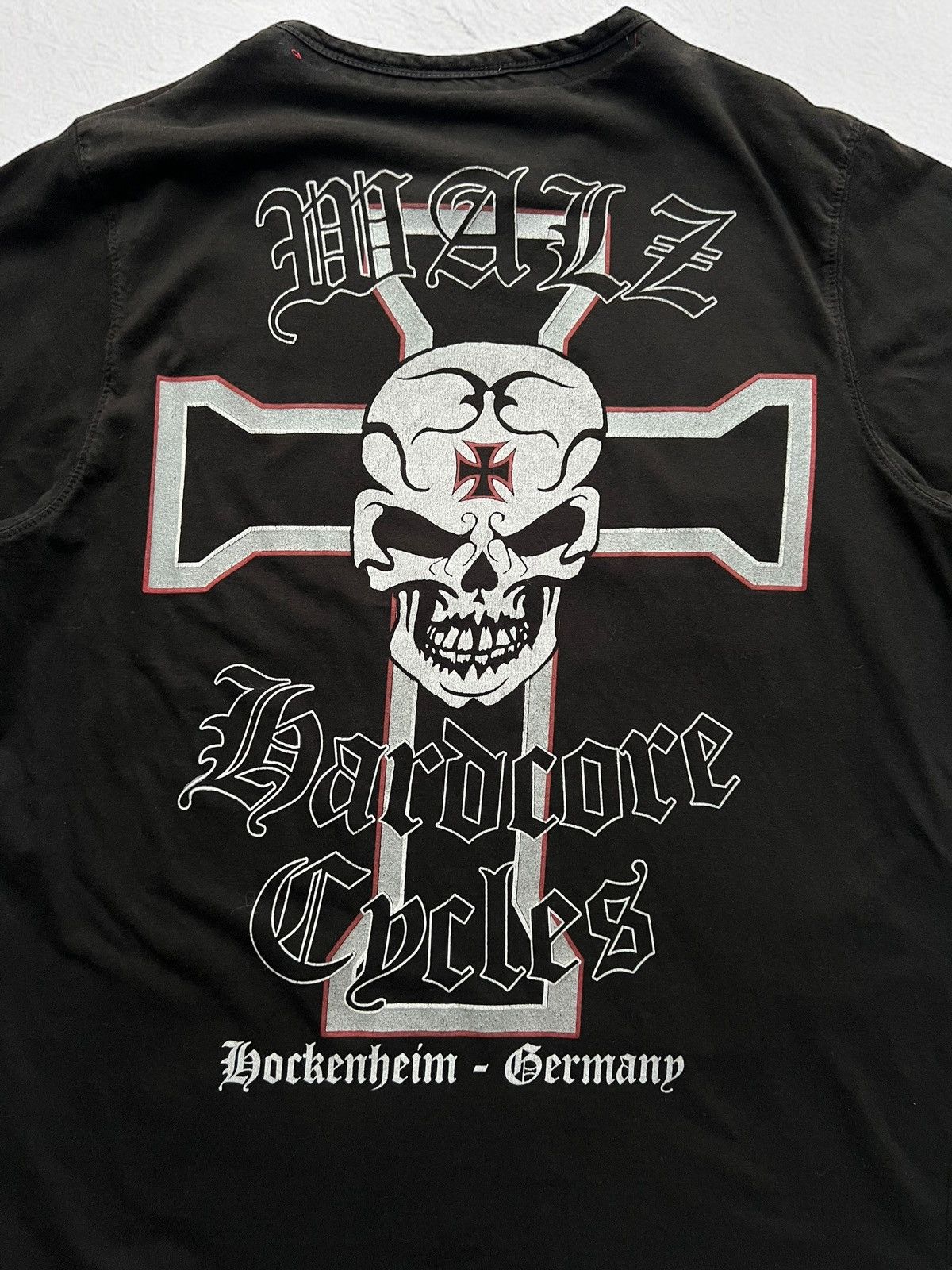 Band Tees × Vintage OFFER! HARDCORE FOR LIFE! WALZ VINTAGE RAVE T SHIRT SKULL Size US M / EU 48-50 / 2 - 2 Thumbnail