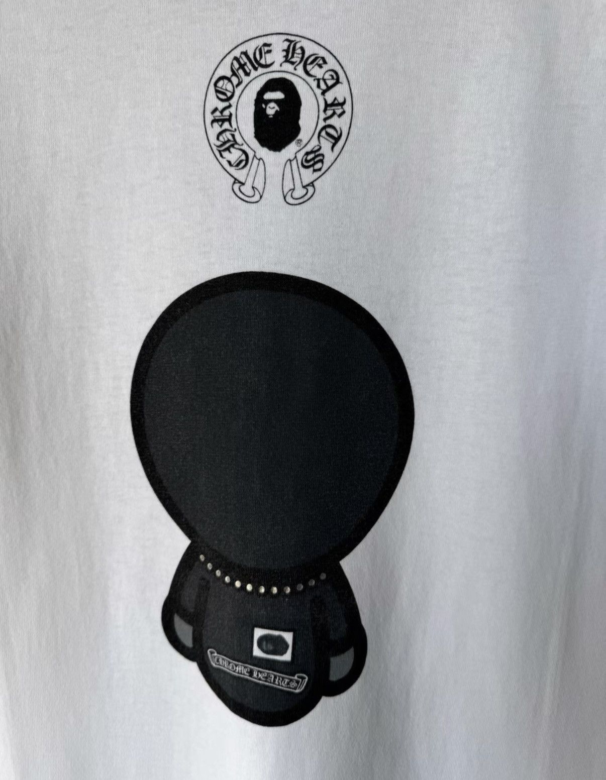 Chrome Hearts Chrome Hearts × Bape Graphic Print Short Sleeve T-Shirt Size US S / EU 44-46 / 1 - 4 Thumbnail