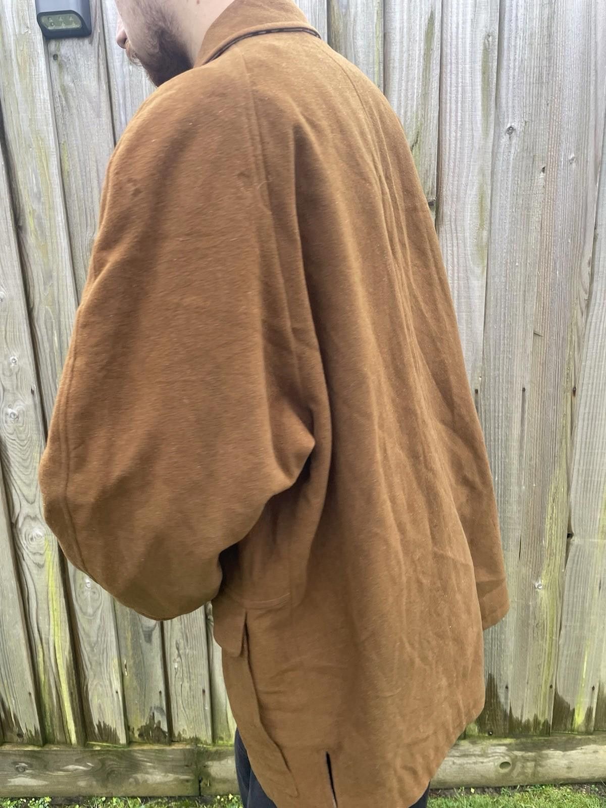 Burberry Vintage Burberry Brown Wool Nova Check Trench Coat Large ￼ Size US L / EU 52-54 / 3 - 4 Thumbnail