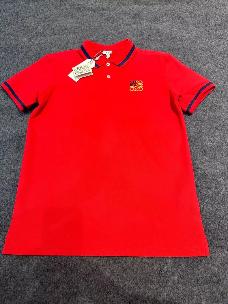 Loewe LOEWE Men's Short Sleeve Polo Shirt - dmc Size US M / EU 48-50 / 2 - 1 Thumbnail