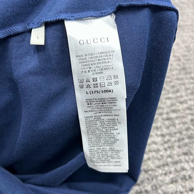 Gucci Gucci Logo Print Short Sleeve TShirt-2506 Size US L / EU 52-54 / 3 - 5 Thumbnail