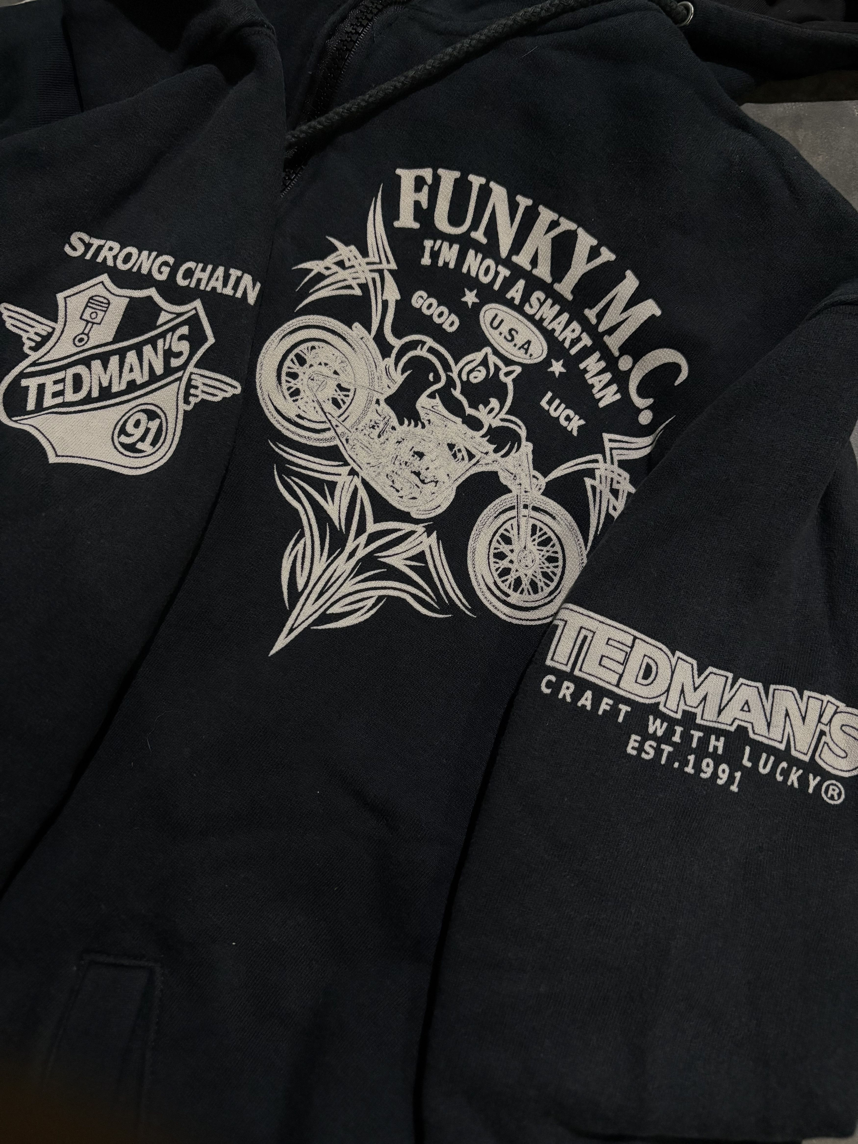 Tedman Vintage Tedman company funky zipp hoodie Size US L / EU 52-54 / 3 - 5 Thumbnail