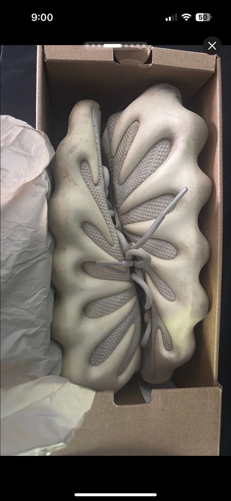 Yeezy 🔥 Yeezy 450 “Cloud White” | Size 8.5 | OG Box Size US 8.5 / EU 41-42 - 3 Thumbnail