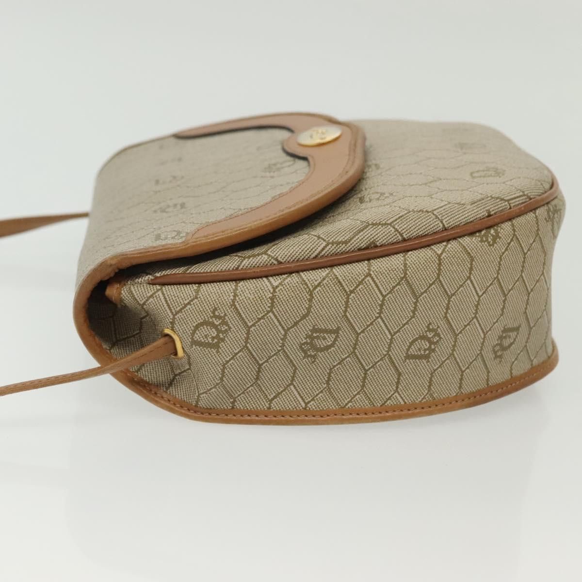 Dior DIOR Honeycomb Canvas Shoulder Bag Pvc Beige Gold Size ONE SIZE - 5 Thumbnail