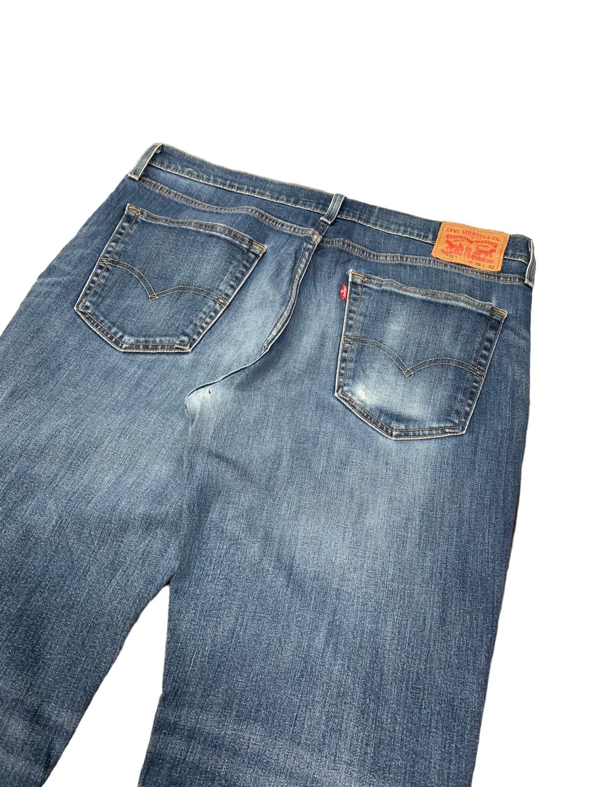 Levi's Levis 541 Stonewash Distressed Denim Pants (AB37) Size US 37 - 11 Thumbnail