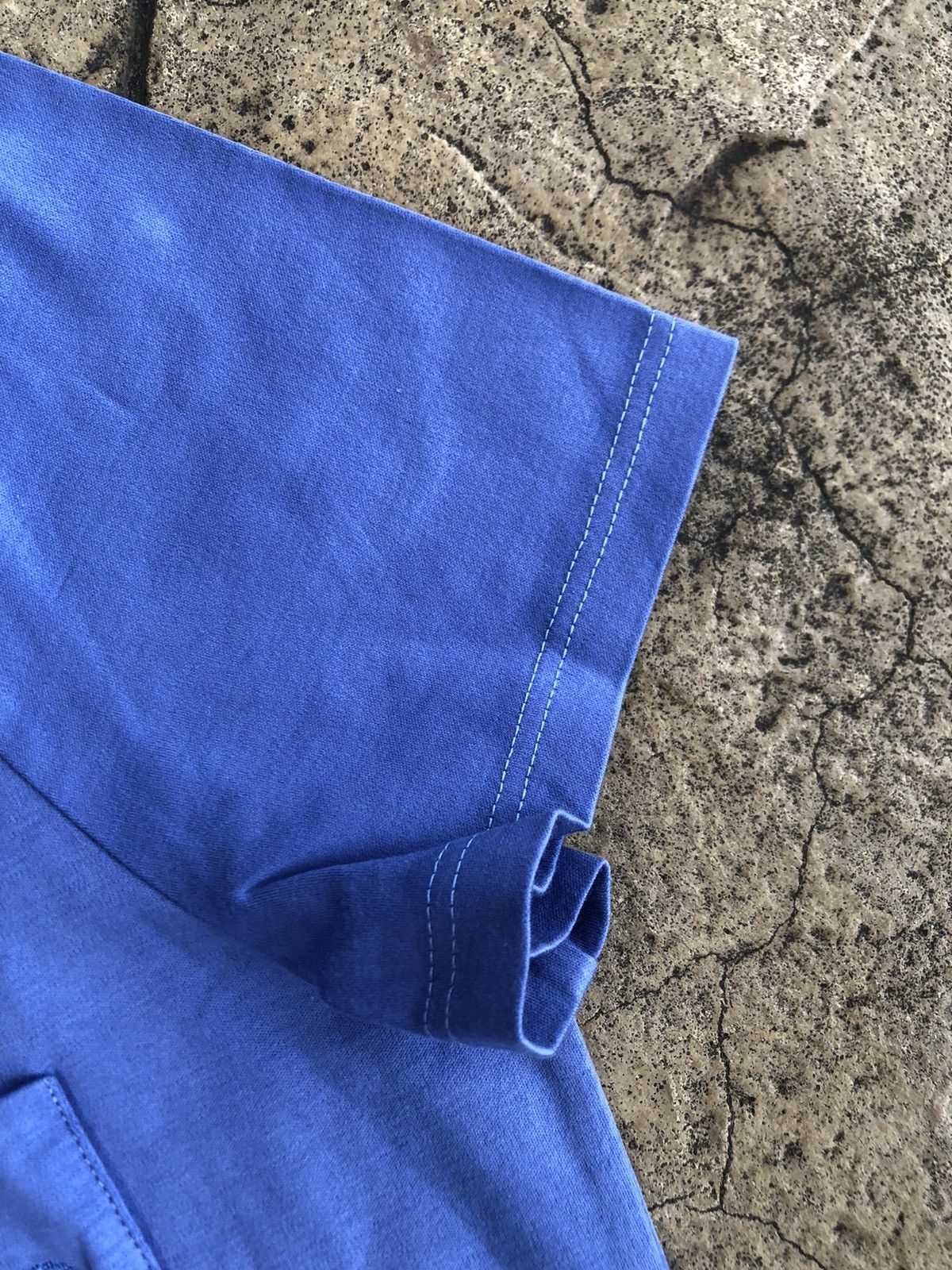 Designer × Hermes × Vintage Hermes blue embroidered pocket micro t-shirt Size M / US 6-8 / IT 42-44 - 7 Thumbnail