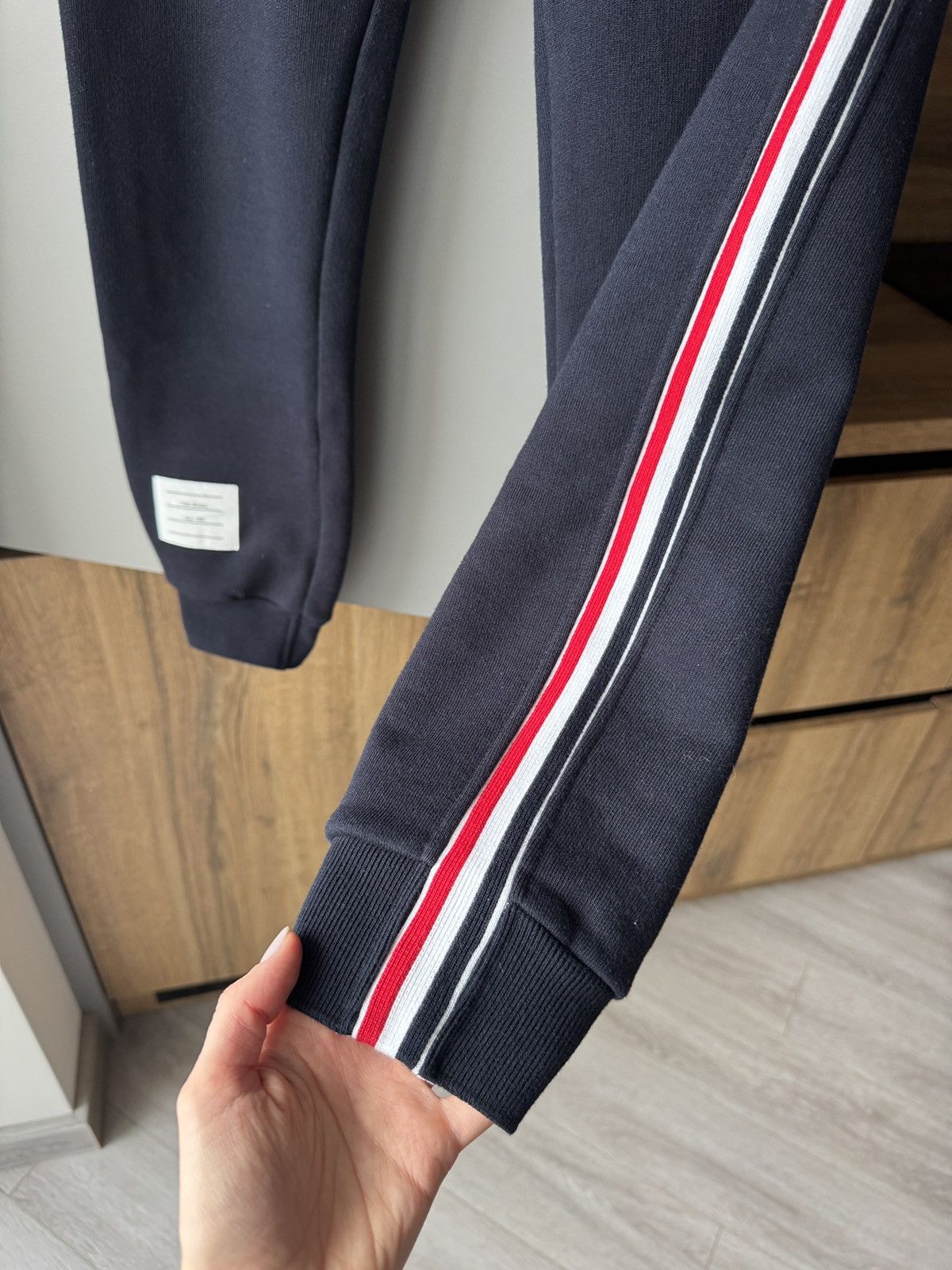 Thom Browne Thom Browne Loopback Stripe Track Pants Size US 30 / EU 46 - 3 Thumbnail