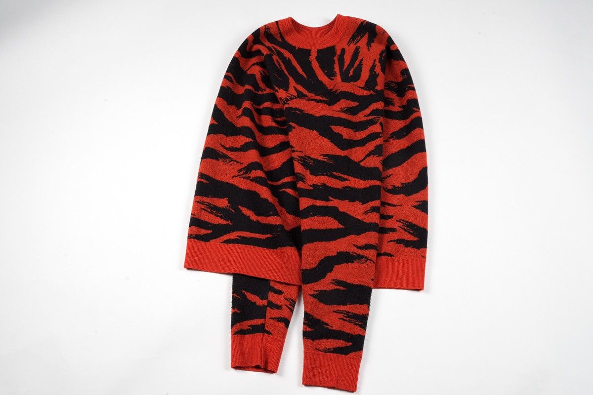 Neighborhood Tiger Camo Intarsia Sweater Size US M / EU 48-50 / 2 - 4 Thumbnail