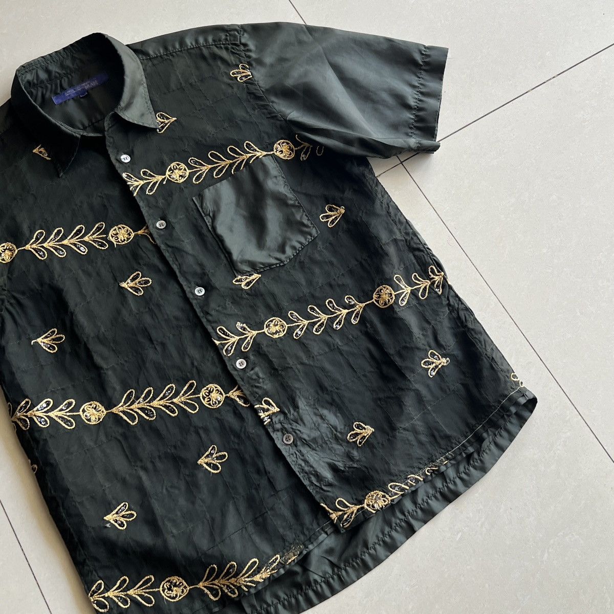 Junya Watanabe SS05 Junya Watanabe silk embroidered shirt Size US M / EU 48-50 / 2 - 6 Thumbnail