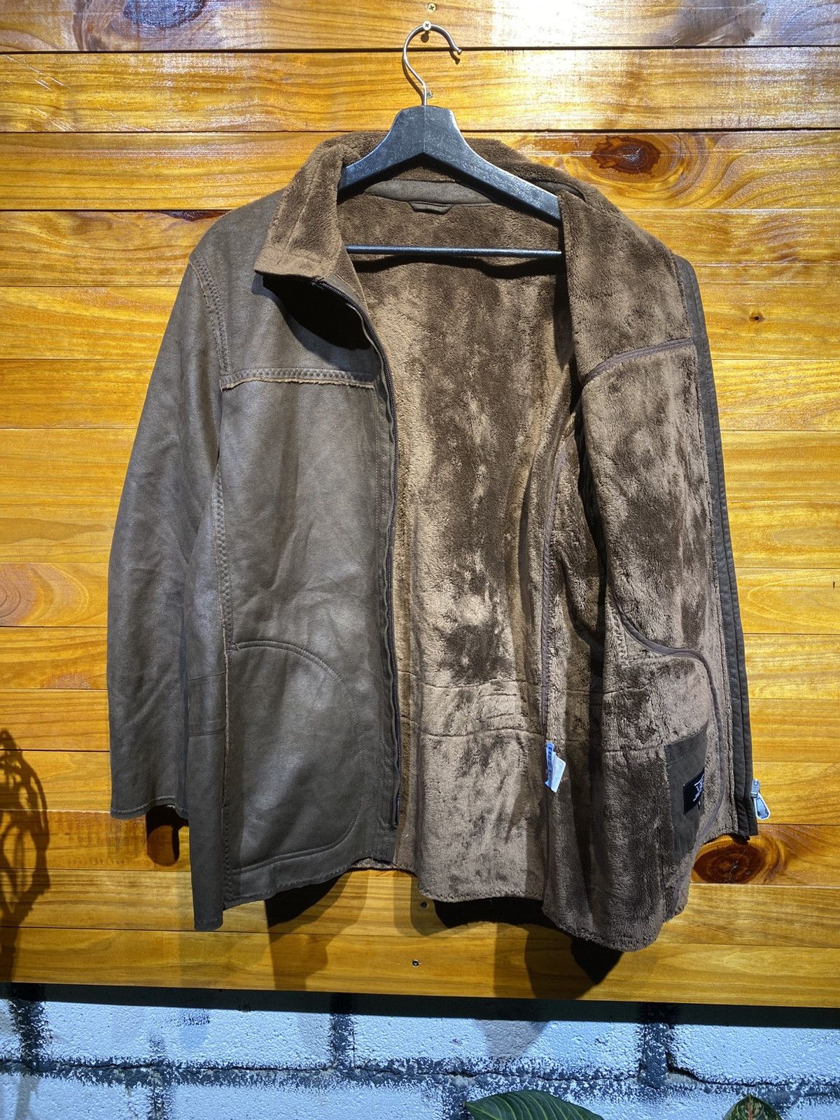 Playboy Vintage Playboy Collection Brown Faux Suede Jacket Size US M / EU 48-50 / 2 - 6 Thumbnail