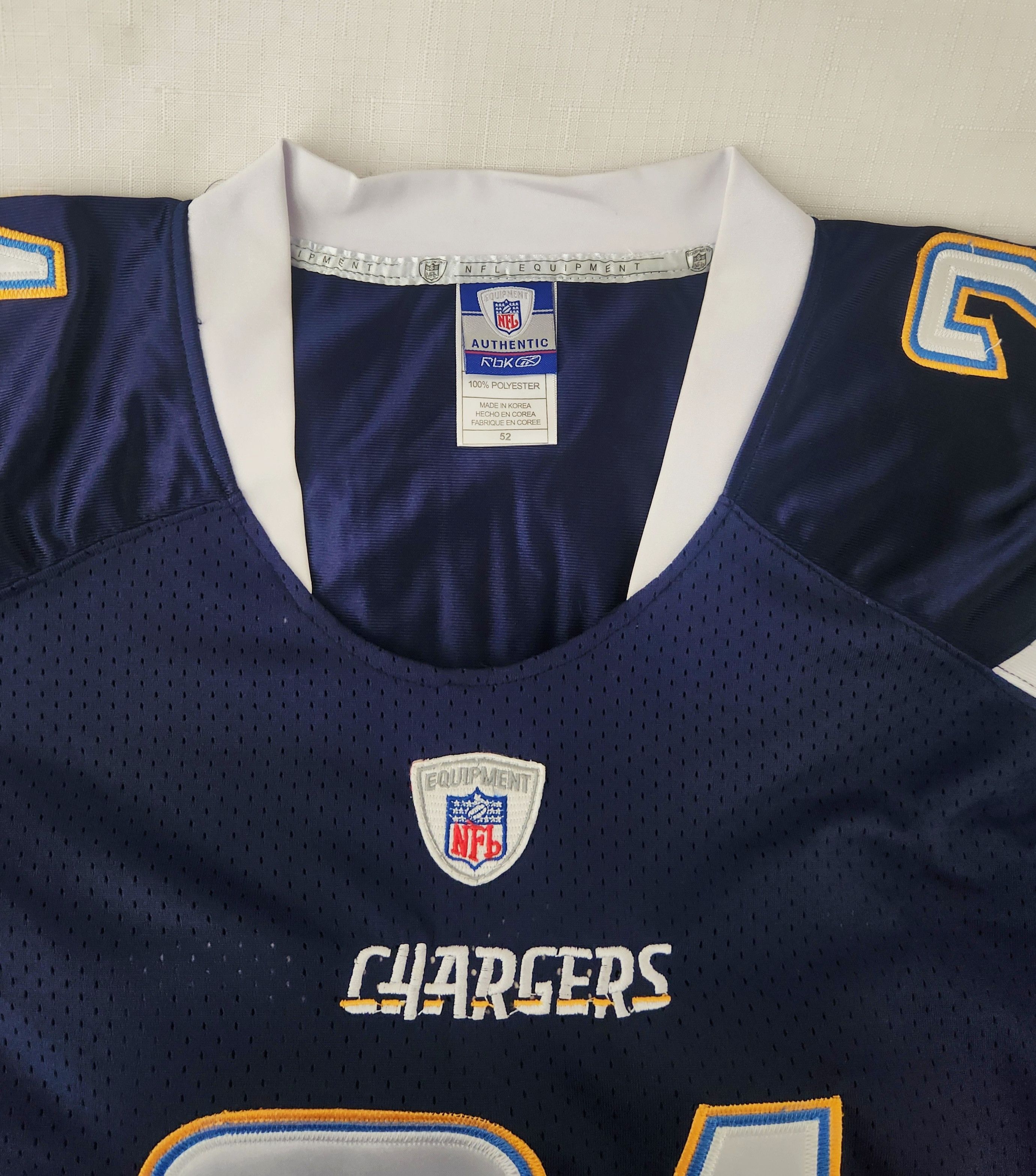 NFL × Reebok × Vintage Reebok LaDainian Tomlinson San Diego Chargers NFL Football Size US L / EU 52-54 / 3 - 10 Thumbnail
