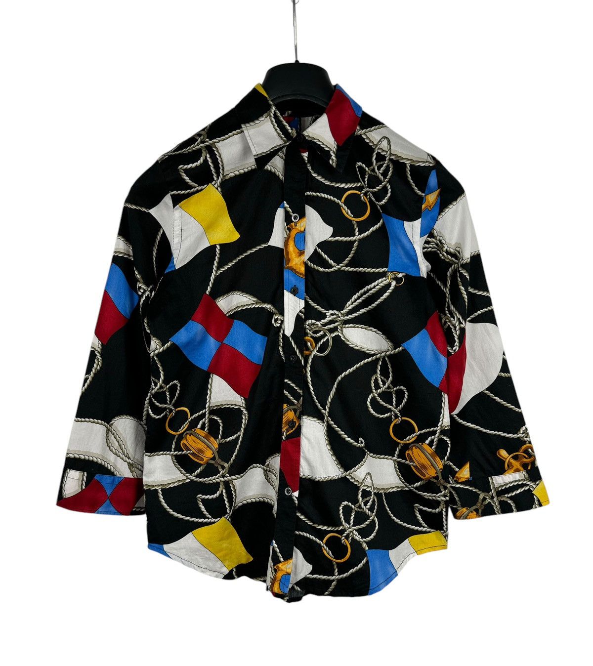 Lauren Ralph Lauren Rare Archive Ralph Lauren Nautical Rope Anchor Shirt Vintage Size M / US 6-8 / IT 42-44 - 8 Thumbnail