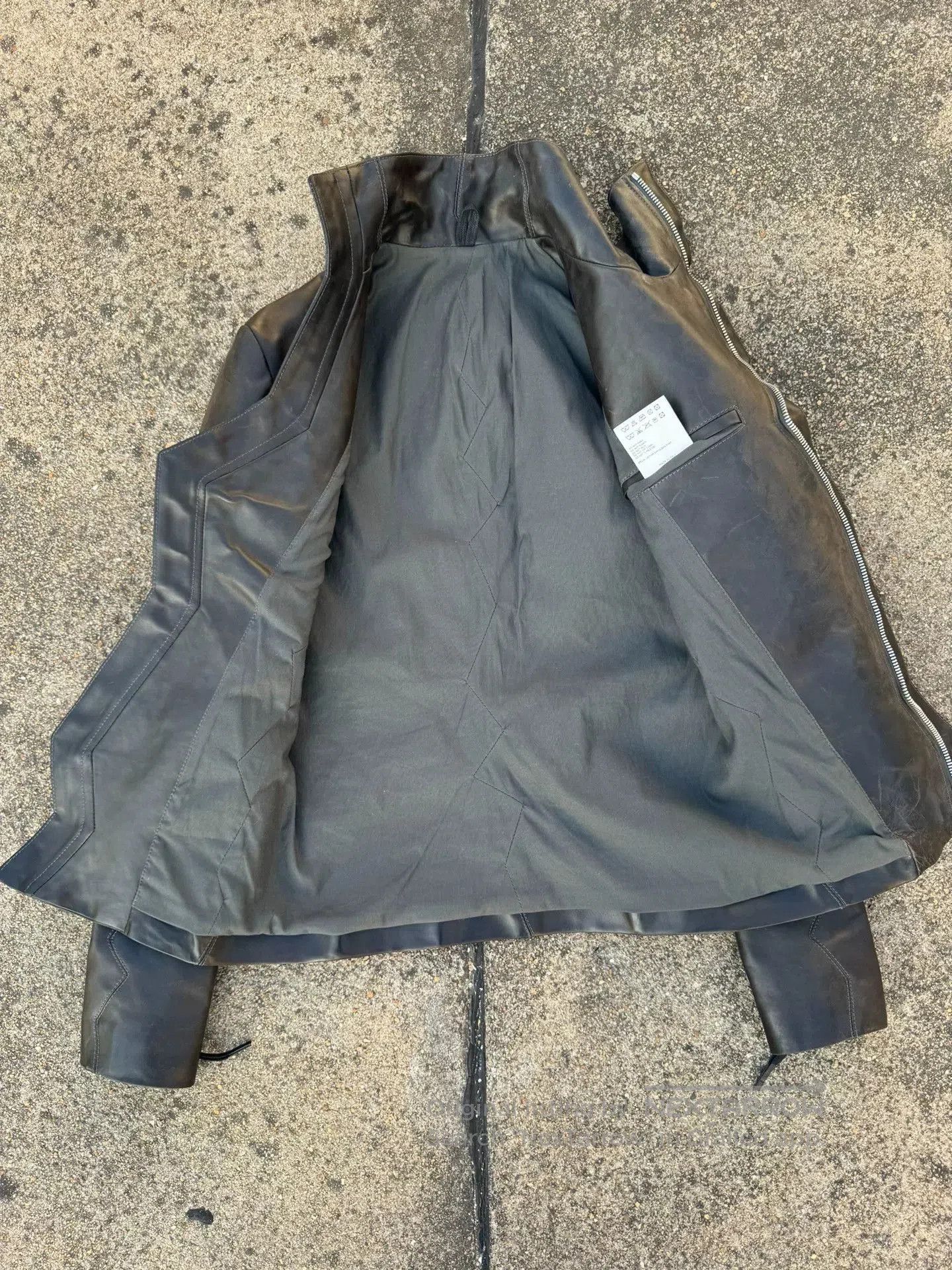 Carol Christian Poell Carol Christian Poell Crash Seam Leather Jacket. Size US S / EU 44-46 / 1 - 2 Thumbnail