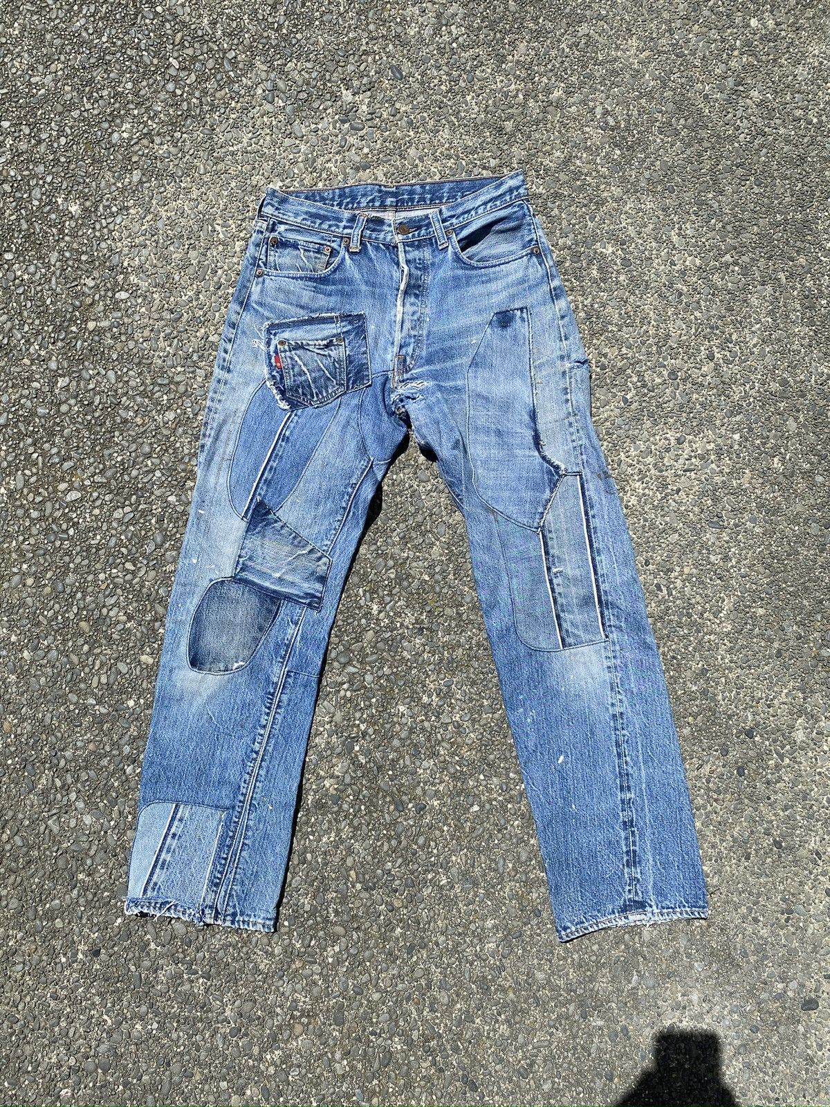 Levi's Vintage 1969 Levis Big E 501xx Selvedge Jeans USA 30 x 30 Size US 30 / EU 46 - 2 Thumbnail