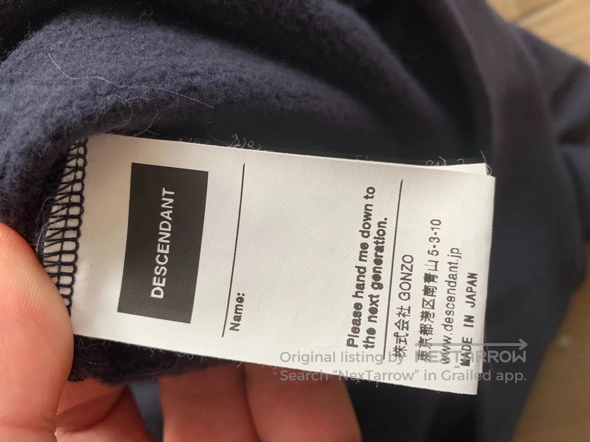 Descendant Descendant Horizon Hoody 24AW. Size US M / EU 48-50 / 2 - 6 Thumbnail