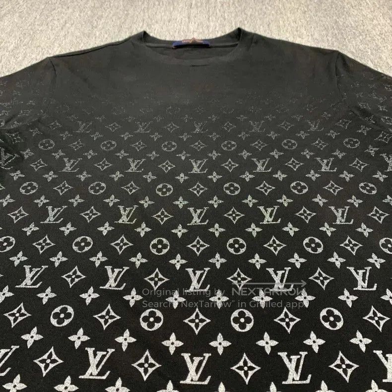 Louis Vuitton LV Black Gradient Print Short Sleeve. Size US M / EU 48-50 / 2 - 3 Thumbnail