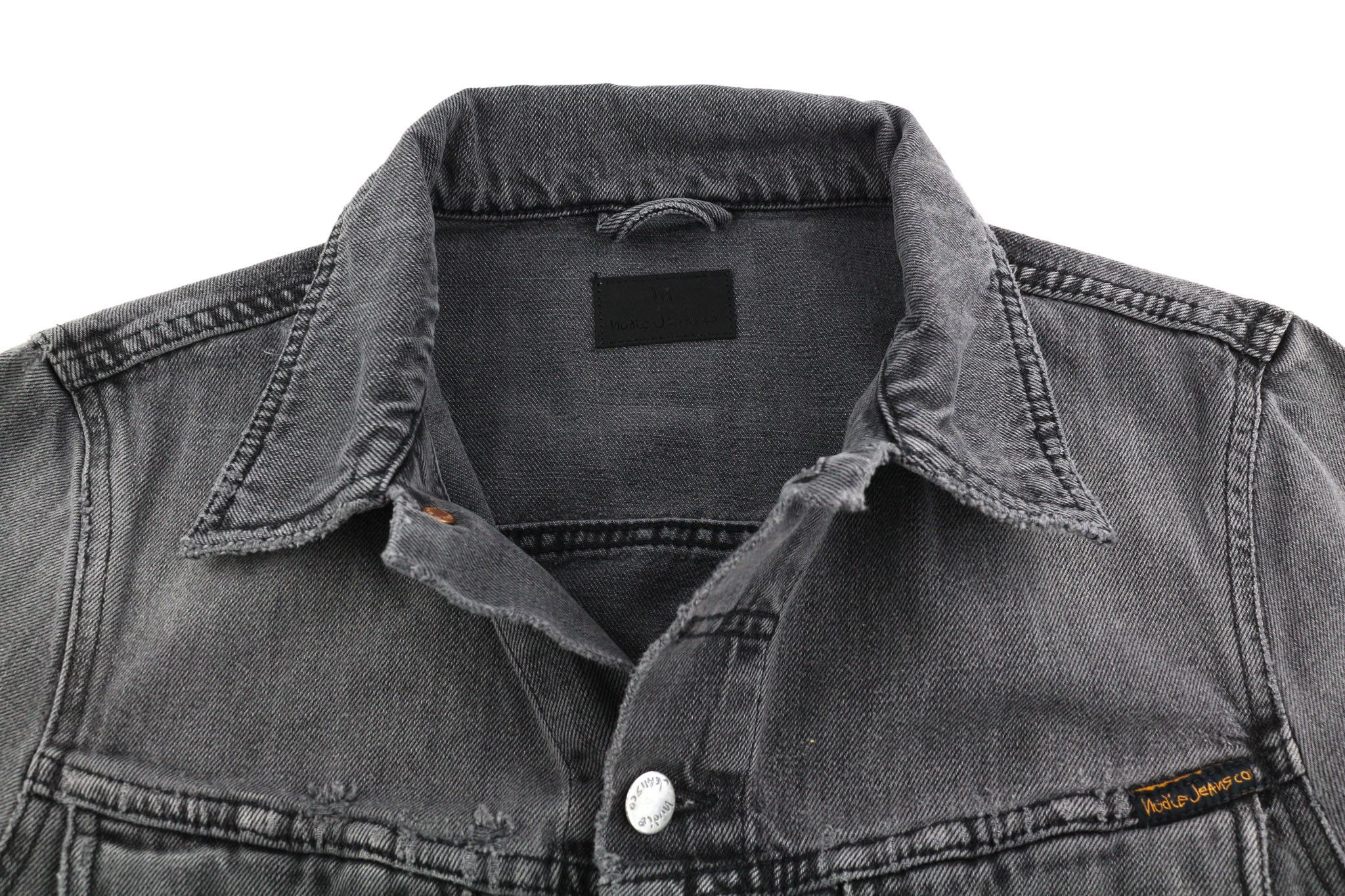 Nudie Jeans BILLY S Desolation Grey Polo Patch Pockets Jacket 82467 Size US S / EU 44-46 / 1 - 4 Thumbnail