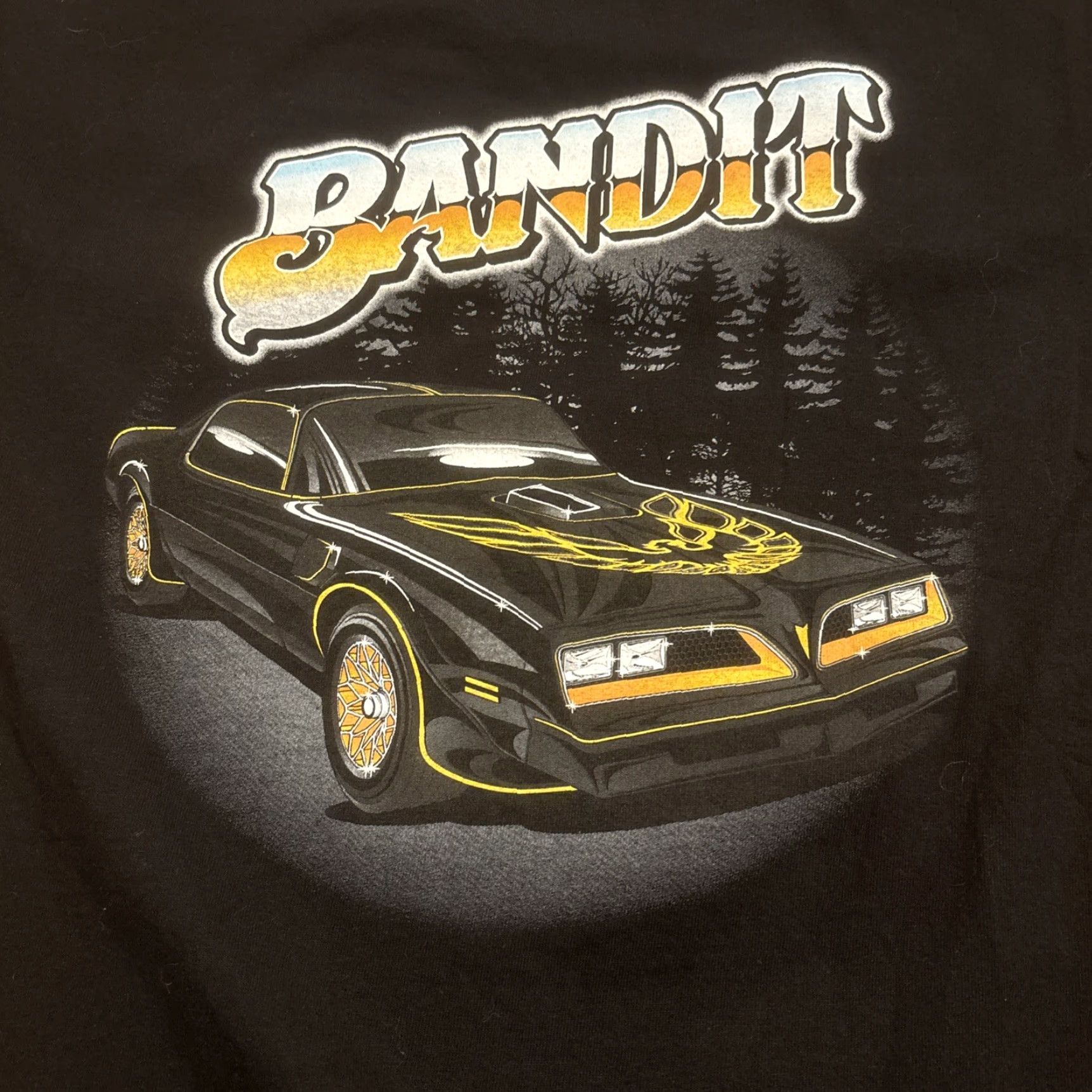 Gildan Bandit & Snowman Smokey and the Bandit Big Rig Tees T-Shirt M Black Men EUC Size US M / EU 48-50 / 2 - 2 Thumbnail