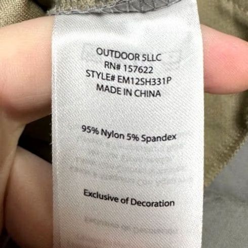 Eddie Bauer Eddie Bauer Mens 40 Grey Nylon Blend Hiking Stretch Outdoor Shorts Size US 40 / EU 56 - 6 Thumbnail
