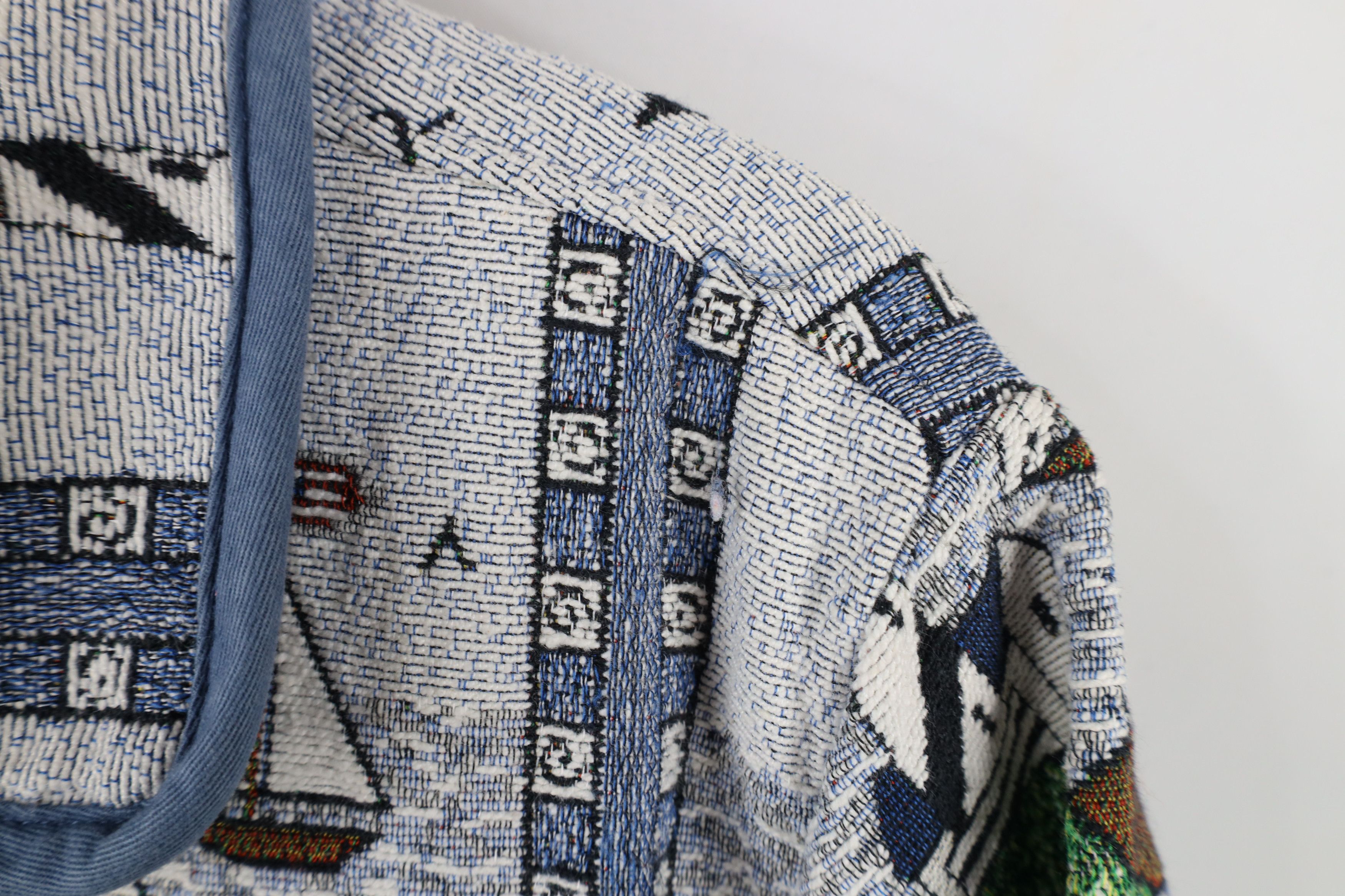Vintage Vintage 90s Streetwear All Over Print Tapestry Jacket Size M / US 6-8 / IT 42-44 - 5 Thumbnail