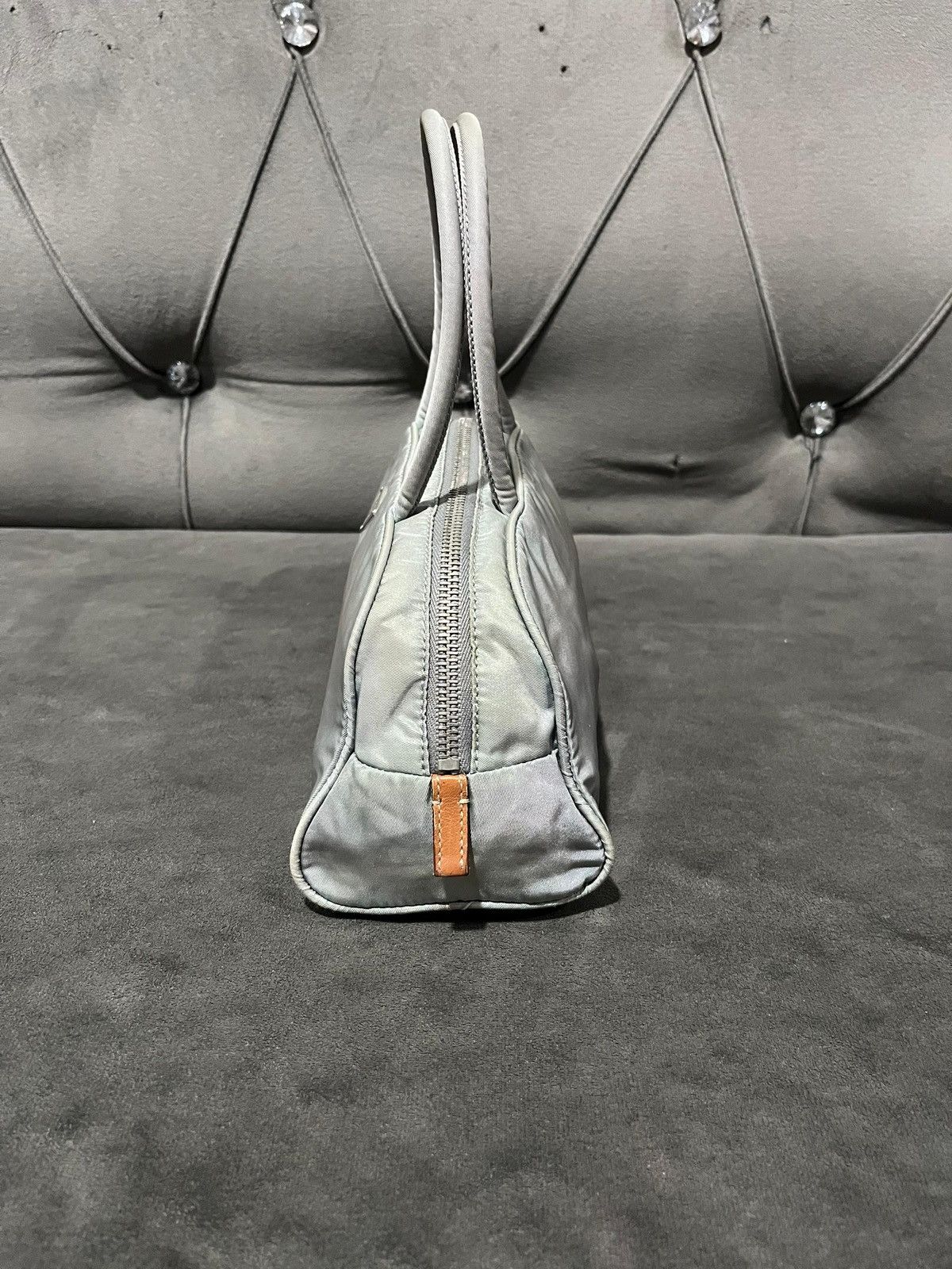 Prada Authentic Vintage Prada Tessuto Nyalon Handbag Size ONE SIZE - 7 Thumbnail