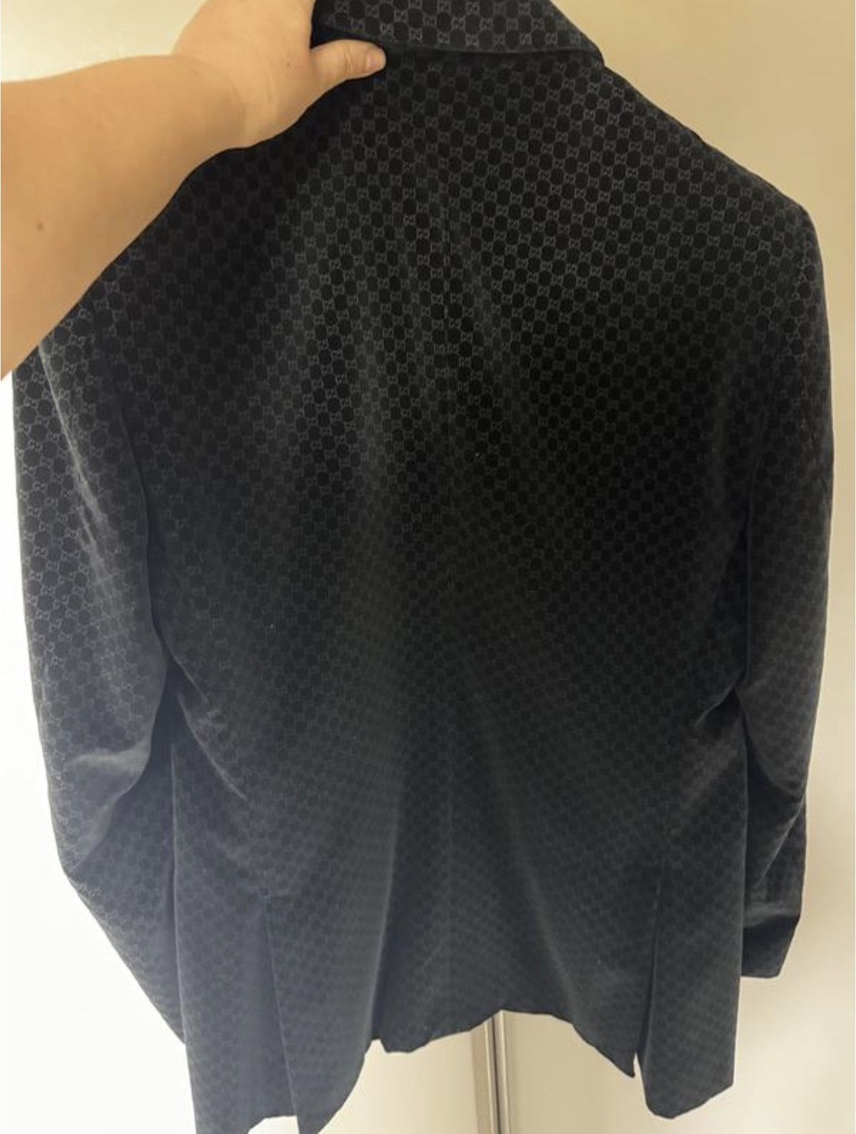Gucci GUCCI by Tom Ford FW 2004 Monogram Velvet GG Jacket demna Size US M / EU 48-50 / 2 - 4 Thumbnail