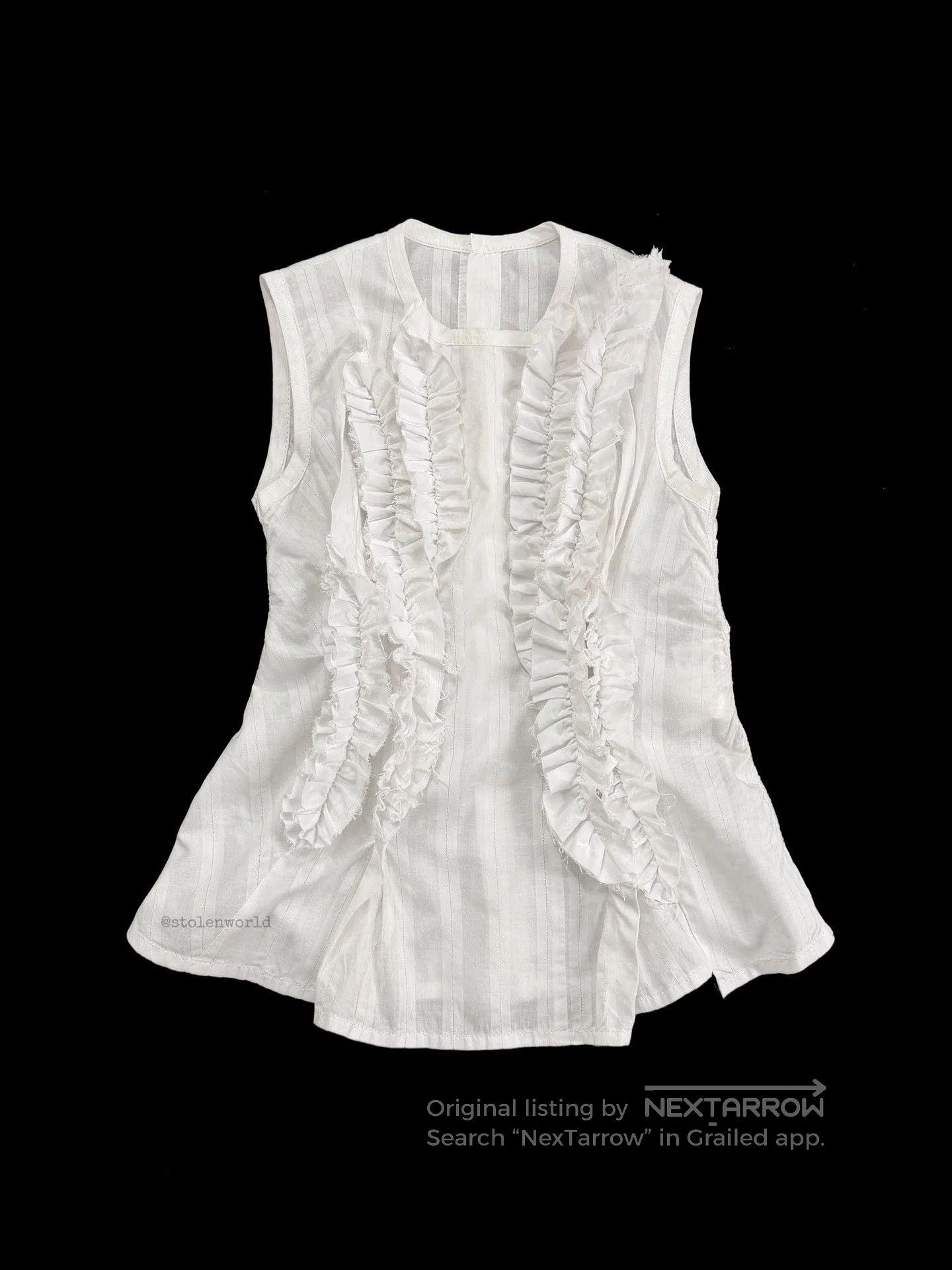 Comme des Garcons Comme des Garçons 3D Pleated Sleeveless Top. Size M / US 6-8 / IT 42-44 - 1 Thumbnail