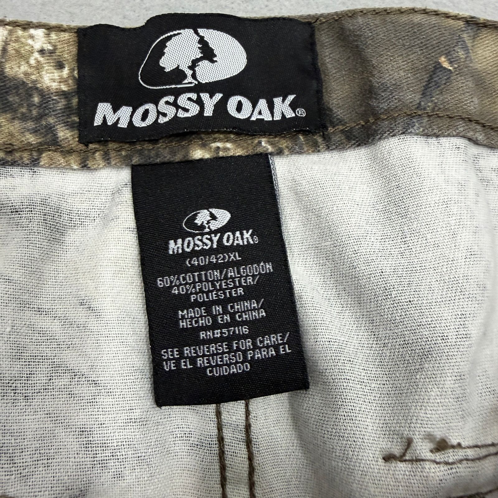 Mossy Oaks Vintage Mossy Oak Camo Cargo Pants Extra Large (Fits 40x32) Size US 40 / EU 56 - 4 Thumbnail