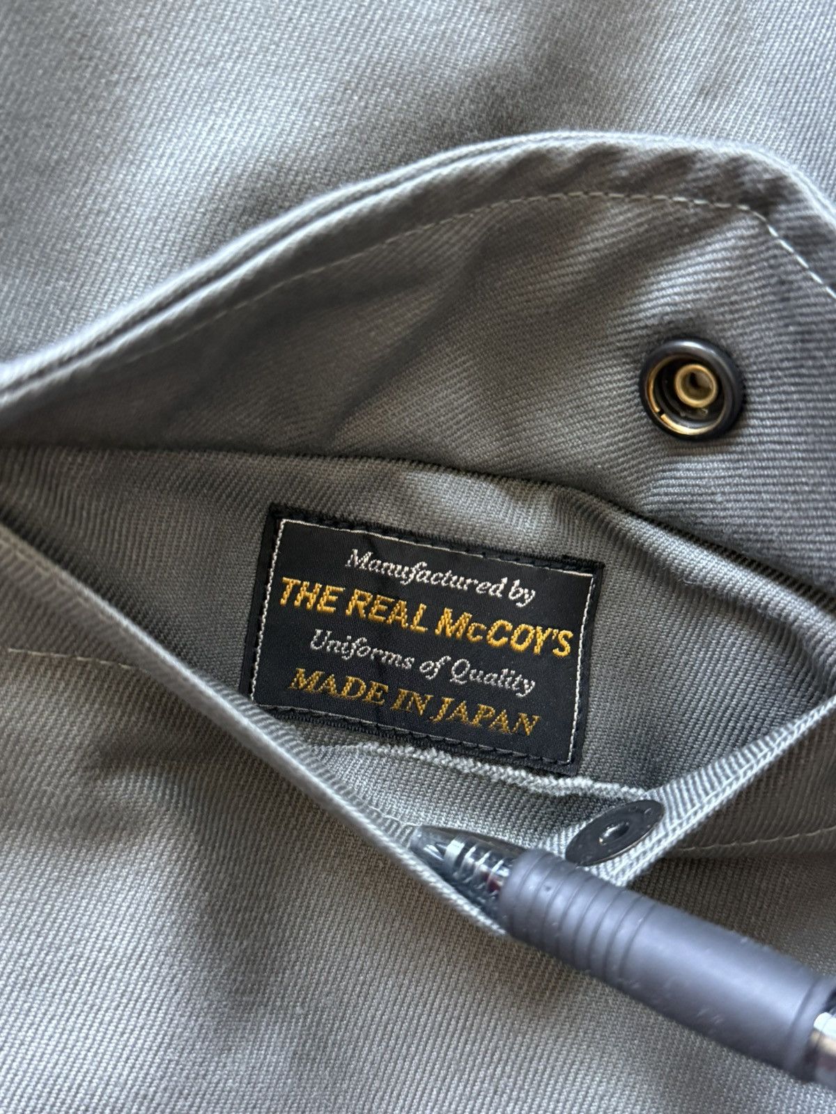 The Real McCoy's The Real McCoy's CWU-7/P Sage Green Bomber Jacket Large L Size US L / EU 52-54 / 3 - 4 Thumbnail