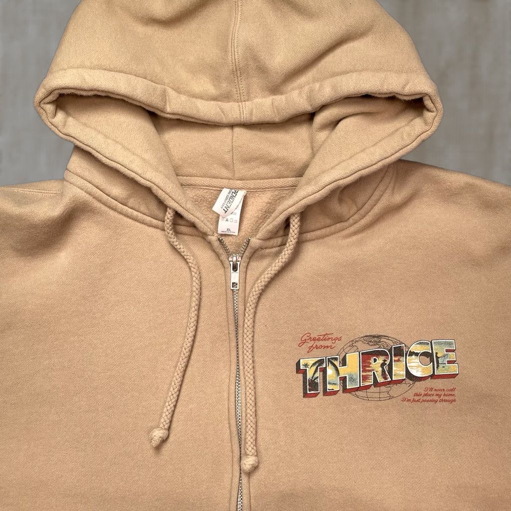 Vintage VINTAGE Thrice Hoodie Mens XL Beggars 15th Anniversary Tour 2024 Punk Rock Brown Full Zip Hooded Mens XL Size US XL / EU 56 / 4 - 1 Thumbnail