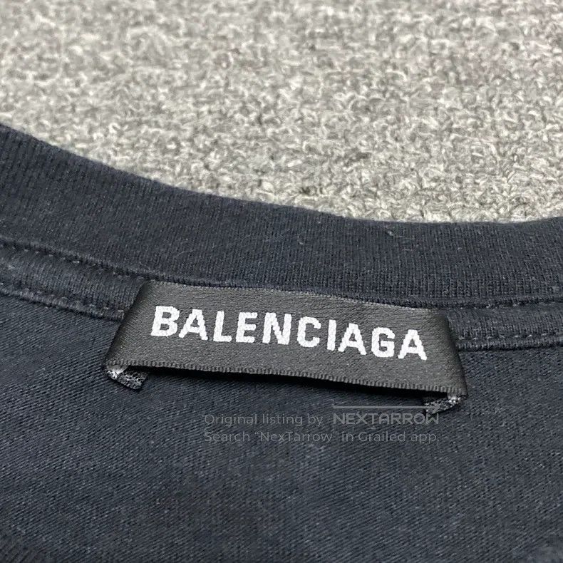 Balenciaga Balenciaga Shoulder Logo Short Sleeve Size US S / EU 44-46 / 1 - 4 Thumbnail