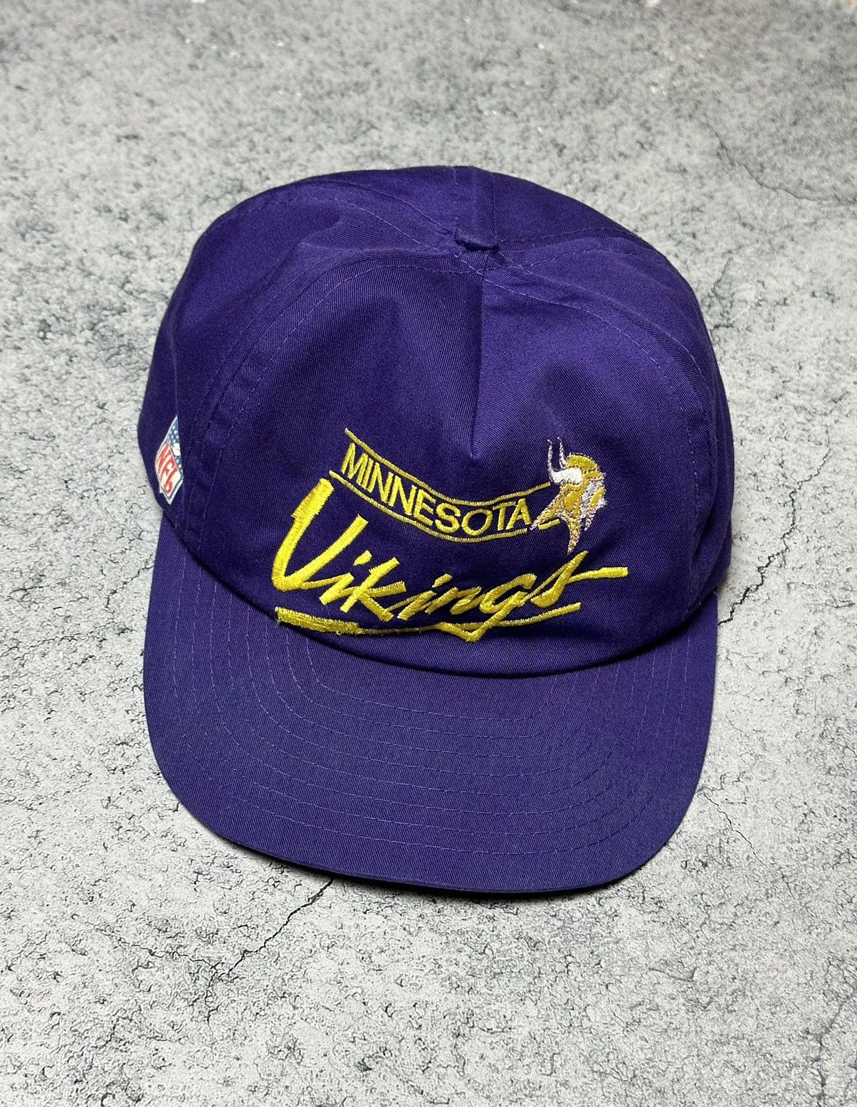 NFL Vintage Minnesota Vikings NFL 80s Euro Cap Hat Size ONE SIZE - 6 Thumbnail