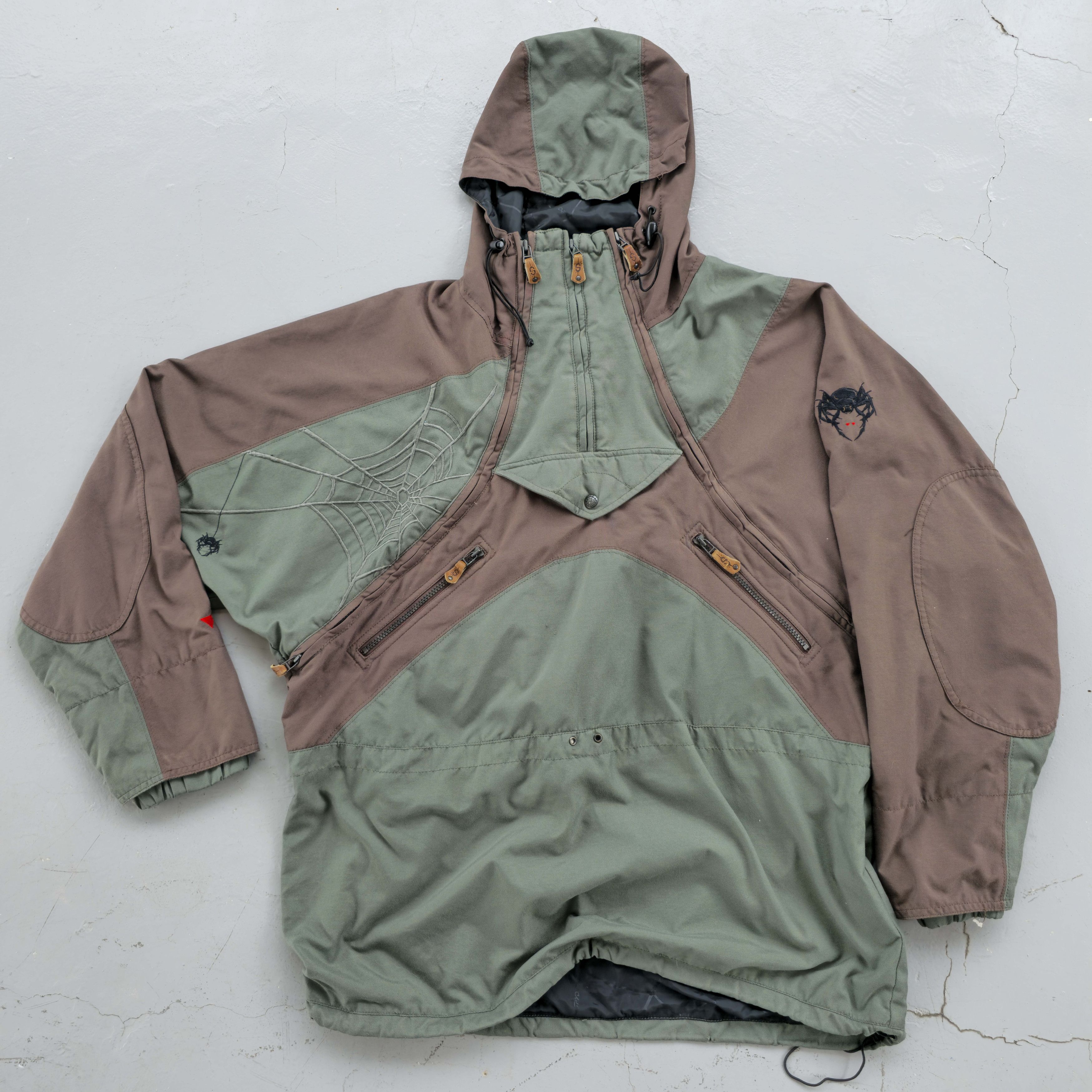 Vintage Stryke Spiderweb Anorak Y2K 00s