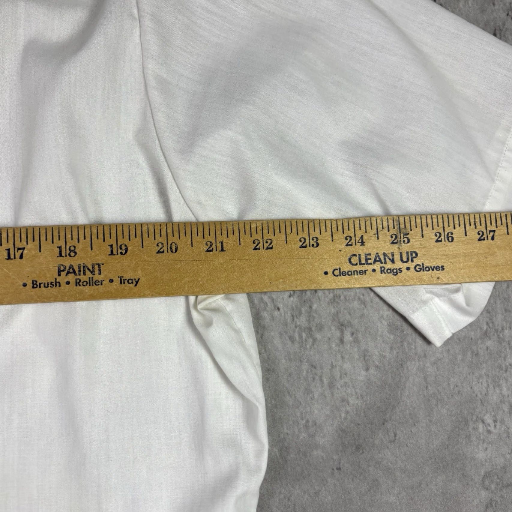 Vintage VINTAGE Zembo Ushers Shirt Button Up Chain Stitch White Size Large 1990s Size US L / EU 52-54 / 3 - 3 Thumbnail