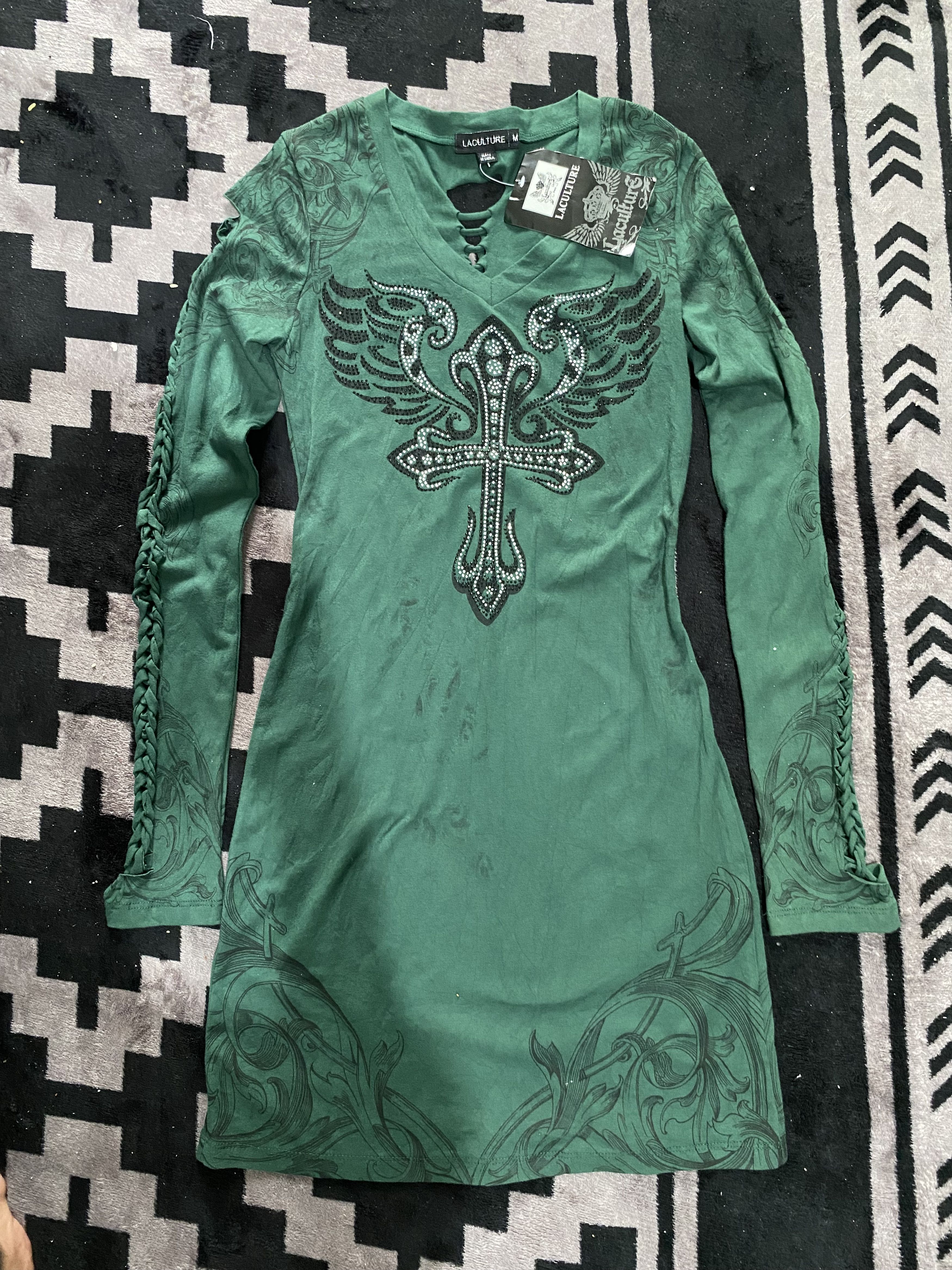 Vintage Laculture Tattoos longsleeve Tshirt LGB style
