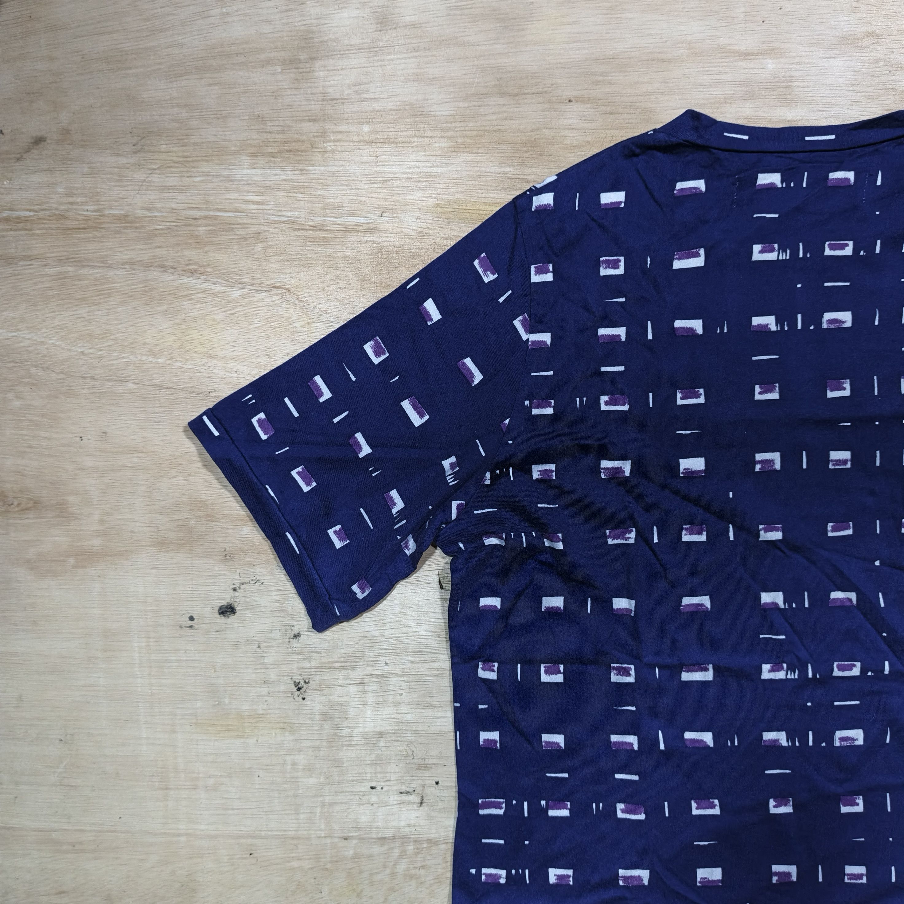 Japanese Brand matohu window pattern aop t-shirt Size M / US 6-8 / IT 42-44 - 7 Thumbnail