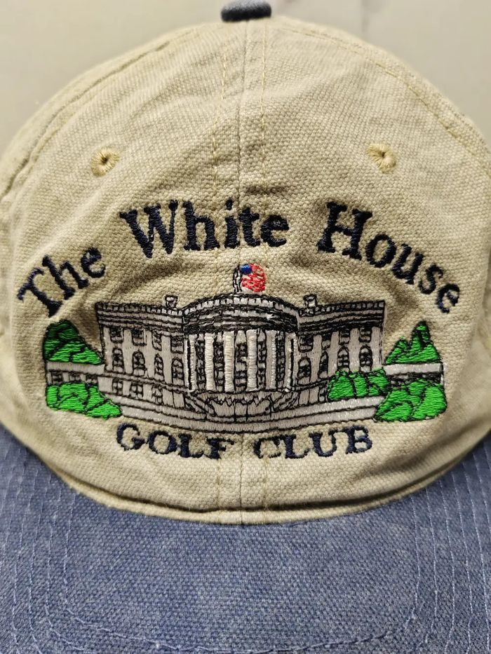 Vintage The White House Golf Club Cap Hat Size ONE SIZE - 3 Thumbnail