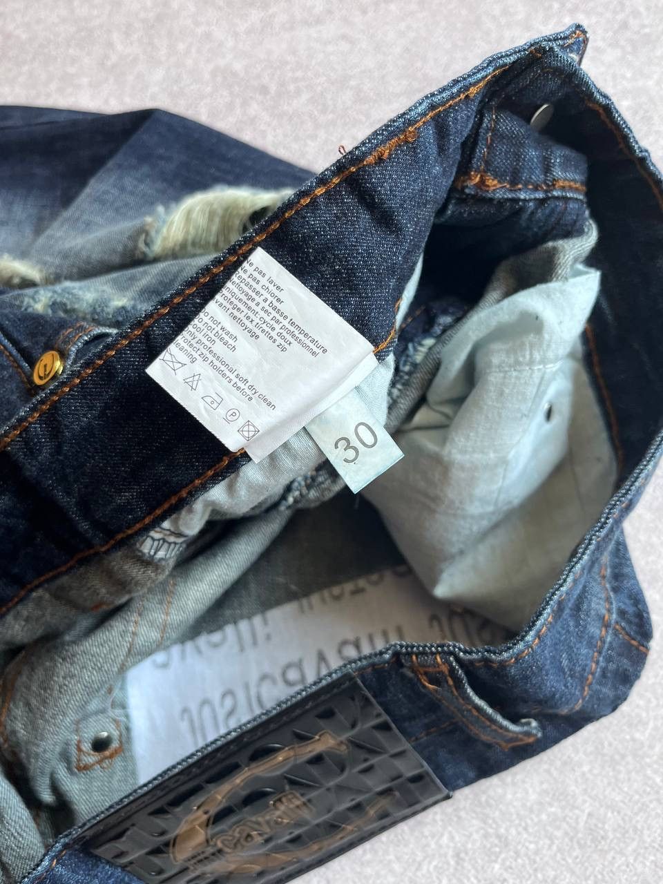 Just Cavalli Vintage Just Cavalli Patchwork Baggy Flared Jeans 30 Size US 30 / EU 46 - 8 Thumbnail